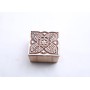 Square wooden block for fabric printing