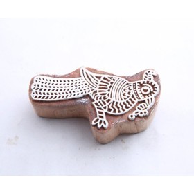 Bird wooden block for fabric printing