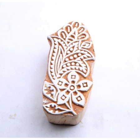 Flower wooden block for fabric printing