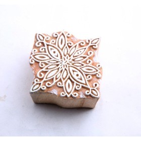 Designer wooden block for fabric printing