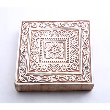 Big size square wooden block for fabric printing