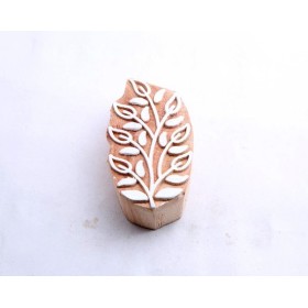 Leaves wooden block for fabric printing