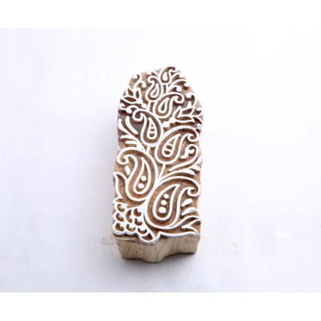 Flower wooden block for fabric printing