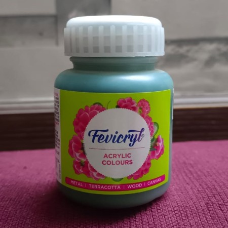 Fevicryl Pidilite Acrylic Painting Color - Sap Green 21 (100Ml)