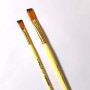 Arora Synthetic combo of 3 and 7 number flat Paint brushes for acrylic, water or poster color painting