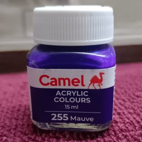 Camel Acrylic Colours - Mauve 255 (15ml)