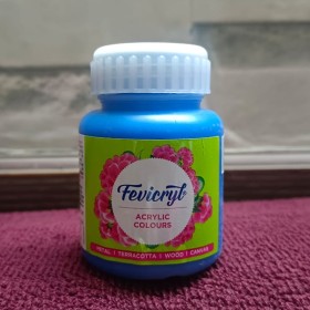 Fevicryl Pidilite Acrylic Painting Colour Cerulean Blue-32 (100Ml)