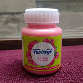 Fevicryl Pidilite Acrylic Painting Colour Coral Red 66 (100Ml)