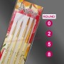 Arora Synthetic Set of 4 round Paint brushes for acrylic, water or poster color painting