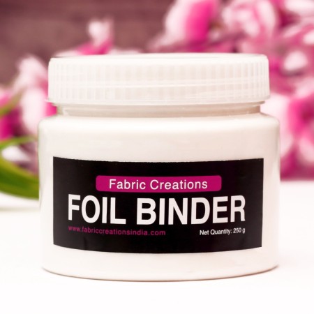 Foil binder for fabric painting