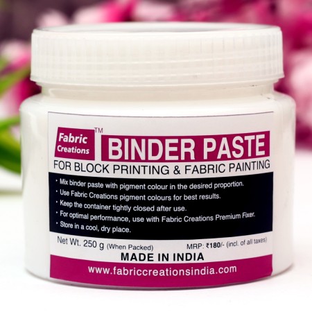 Binder Paste for Block Printing and Fabric Painting – 250g