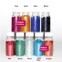Foil painting & Resin Sparkling Glitter Powders Pack of 9 (240g Total) – Multi-Color Shimmer & Chamki for Art, Craft