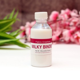 Milky Binder for Fabric painting , Block painting & Screen Painting (100 g) No-Fixer Formula