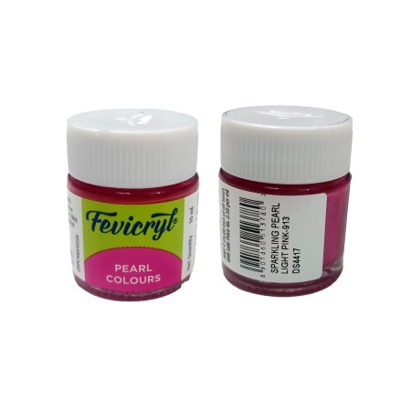 Fevicryl Sparkling Pearl Light Pink - 913 (10 ml)