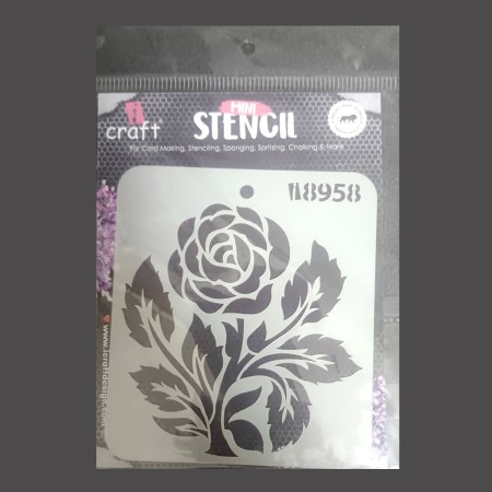 Craft Mini stencil for painting - Size 10x11 cm