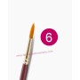 Camel Synthetic Gold Round Brush - Number 6
