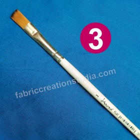 Arora Synthetic Round 3 number Paint brush for acrylic, water or poster color painting