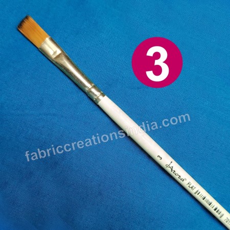 Arora Synthetic Round 3 number Paint brush for acrylic, water or poster color painting