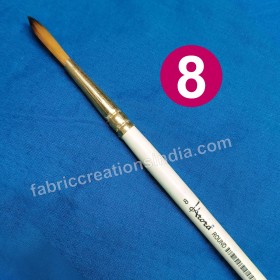 Arora Synthetic Round 8 number Paint brush for acrylic, water or poster color painting