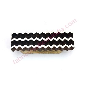 Hand made border block, size 6.5 Inch long - Wooden block for professional block printing