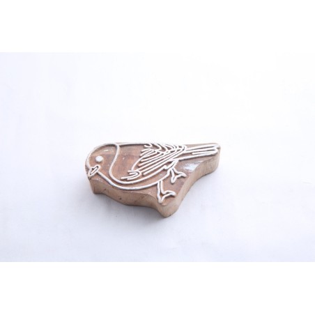 Beautiful Sparrow Wooden Block for Fabric Printing