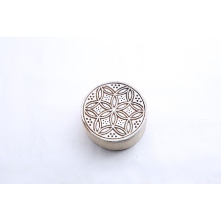 Round Wooden Block for Fabric Printing