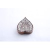 Heart Wooden Block for Fabric Printing